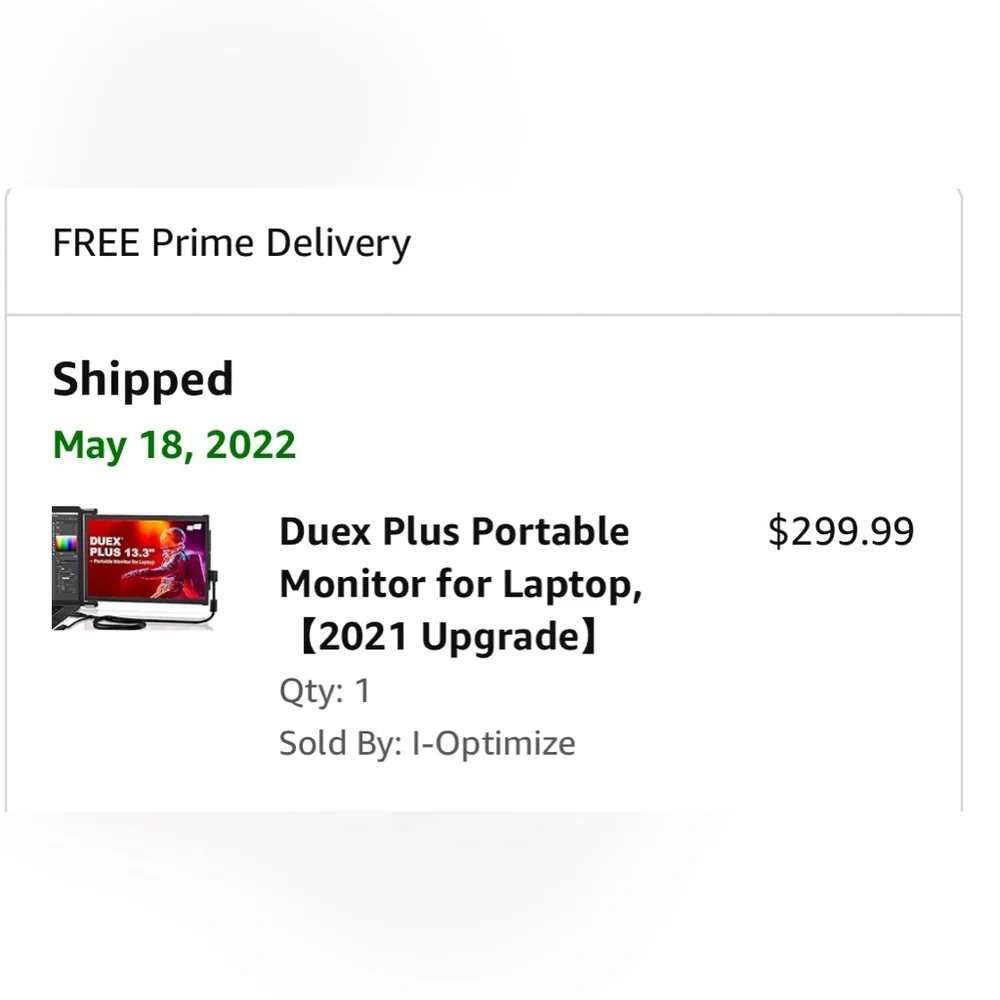 Duex plus portable monitor for laptop